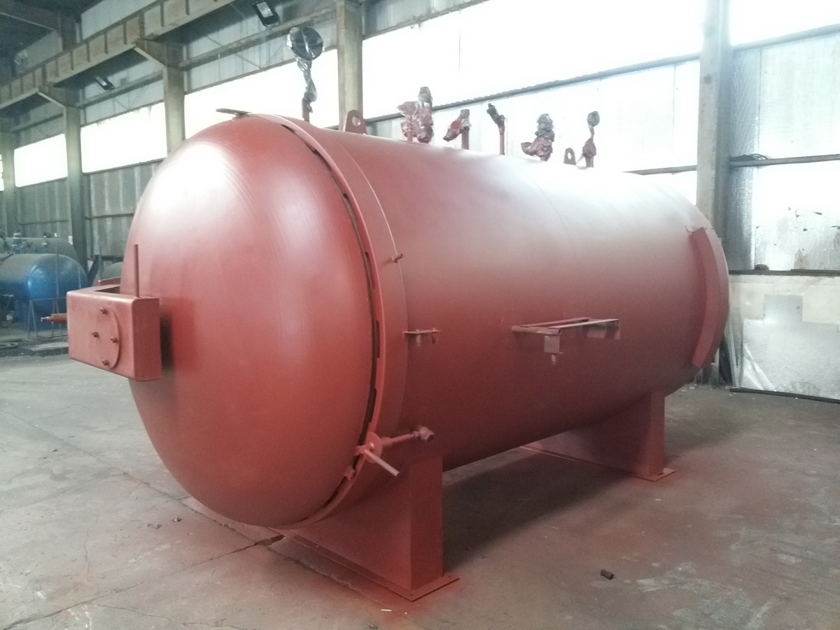臥式直接<font color='red'>蒸汽</font>加熱<font color='red'>硫化</font>罐